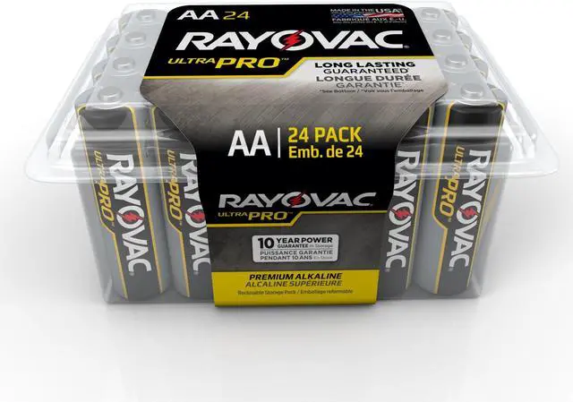 Alt view image 4 of 17 - Rayovac Ultra Pro Alkaline Batteries AA 24/Pack ALAA24PPJ