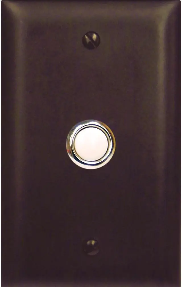 Alt view image 2 of 4 - Door Bell Button Panel in Bronze