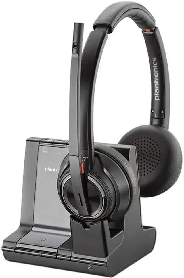 Alt view image 3 of 7 - Plantronics Savi 8200 Series Wireless Dect Headset System
