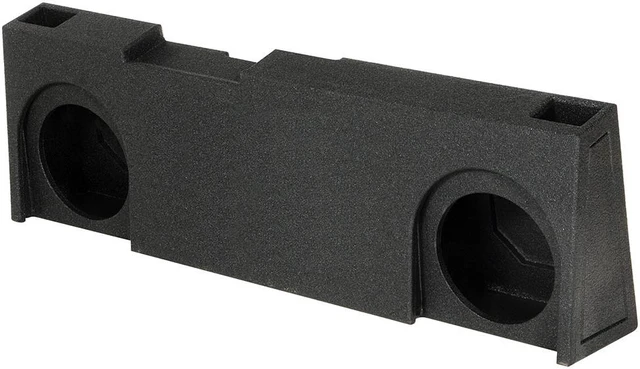 Alt view image 14 of 19 - QPower 2 Hole 2014-2016 GM/Chevy Crew Cab 10" Ported Subwoofer Box | QBGMC14210