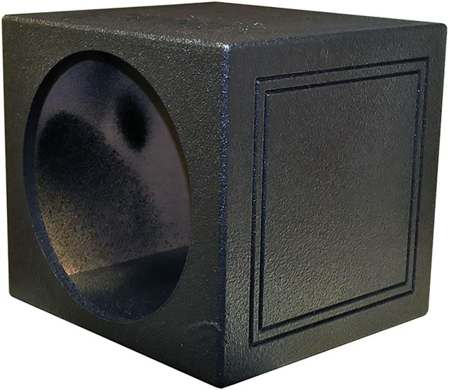 Alt view image 8 of 8 - Qpower QBOMB15SSINGLE Single 15" Sealed Woofer Enclosure Withh Bed Liner Spray