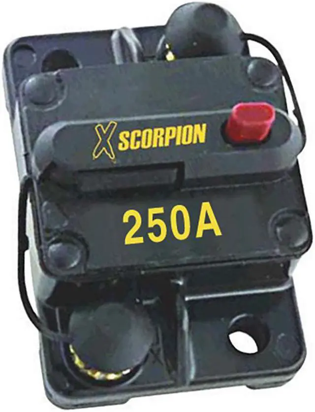 Alt view image 8 of 8 - NEW XSCORPION CB250A 250 AMP MANUAL RESET CIRUIT BREAKER