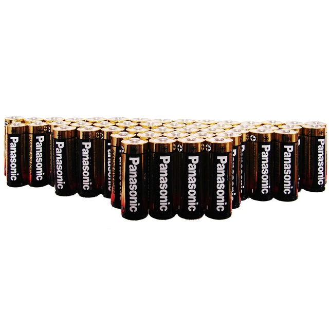 Alt view image 3 of 3 - PANASONIC LR6PA/48PC Panasonic Alkaline Size AA Plus Power 1 box = 48 batteries Blister Box