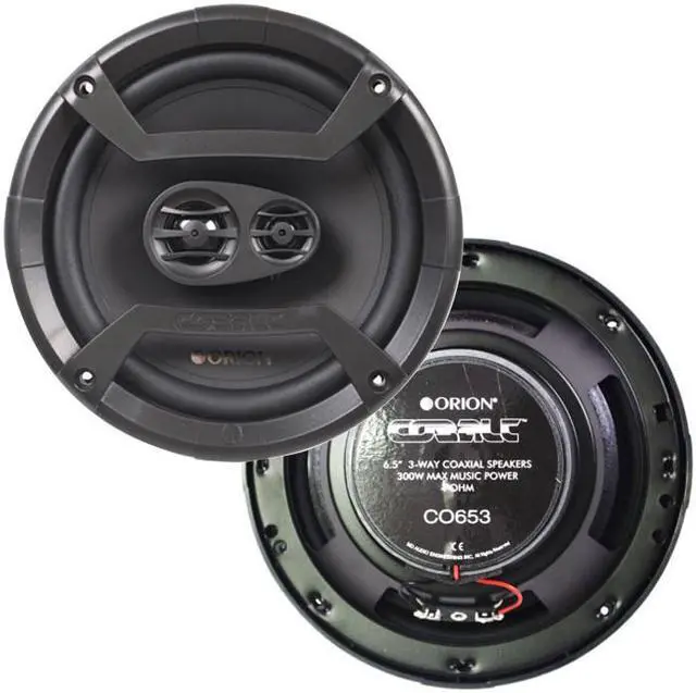 Alt view image 4 of 7 - Orion CO653300W 6.5" 3-Way Cobalt Series Coaxial Car Speakers