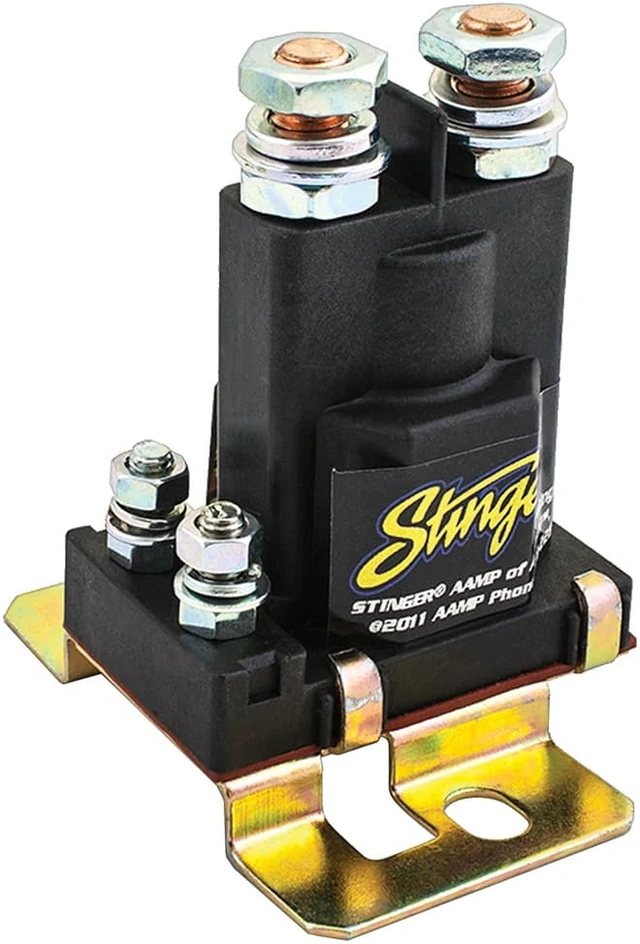 Alt view image 11 of 19 - STINGER SGP38 CAR AUDIO 80 AMP 12V DUAL BATTERY HIGH CURRENT RELAY & ISOLATOR