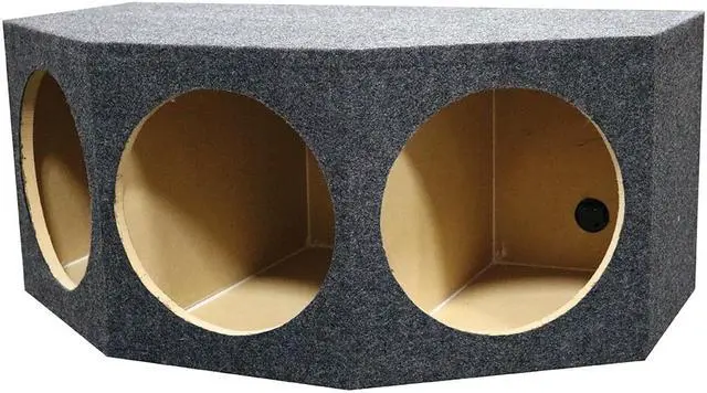 Alt view image 6 of 7 - Qpower QBASS123 *Bass123* Empty Woofer Box (3) 12" Os2