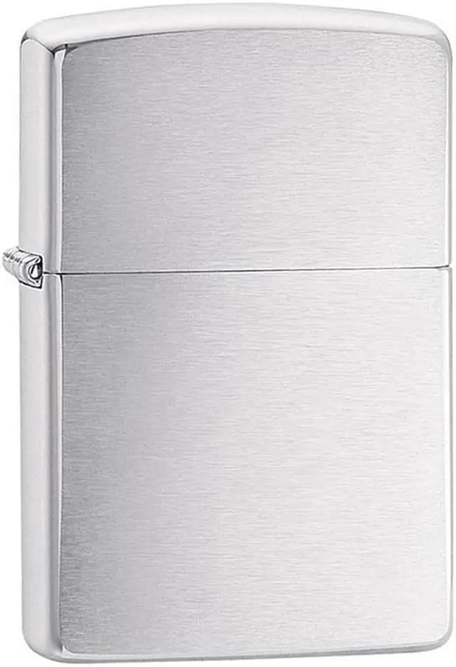 Alt view image 10 of 13 - Zippo Classic Brushed Chrome Lighter