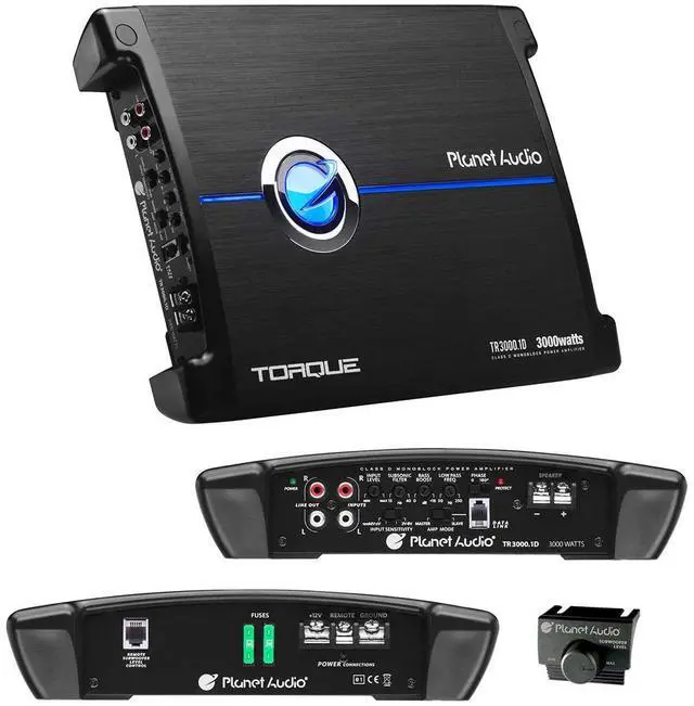 Alt view image 13 of 13 - Planet Audio TR3000.1D 3000-Watt Mono Class D 1 Ohm Stable Car Audio Amplifier