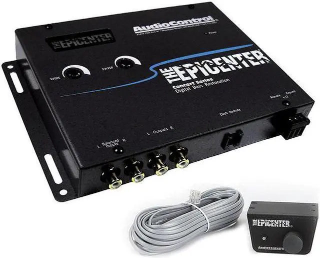 Alt view image 3 of 19 - AUDIOCONTROL EPICENTERBLACK Bass processor - black - Concert Series