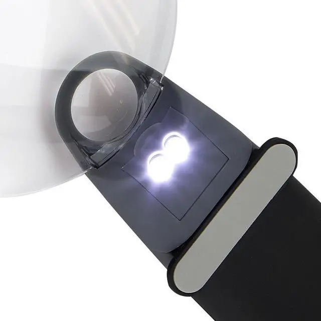 Alt view image 2 of 9 - CARSON FH-25 Carson 3.5 Inch Hands Free Magnifier 2.5x LED LIGHTED with 5x Spot Lens