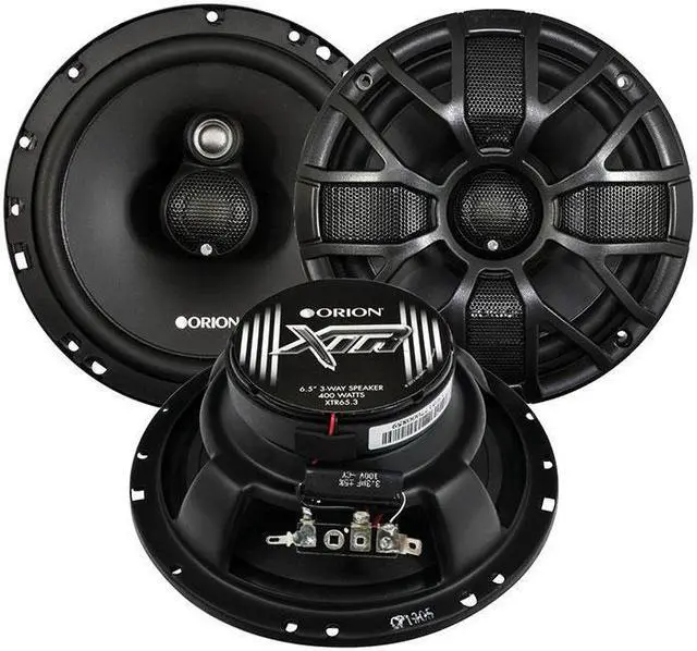 Alt view image 6 of 7 - Orion XTR65.3400W 6.5" 3-Way XTR Series Coaxial Car Speakers