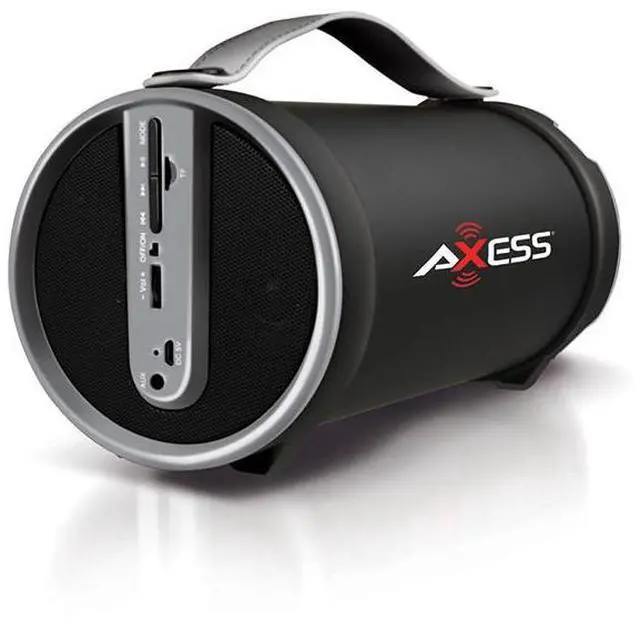 AXESS SPBT1033GY Axess Grey Portable Bluetooth IndoorOutdoor 2.1 HiFi ...