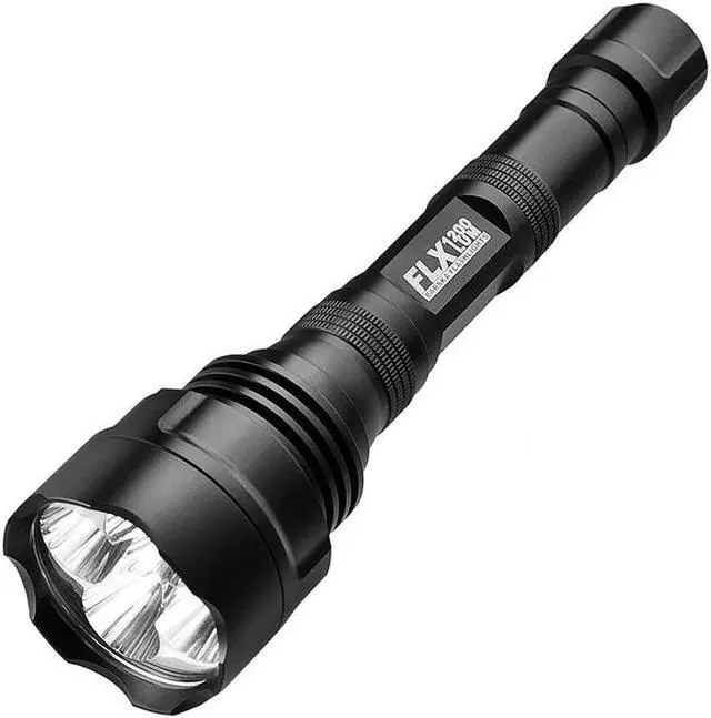 Alt view image 7 of 7 - Barska 1200 Lumen High Power Tactical Flashlight, Black -