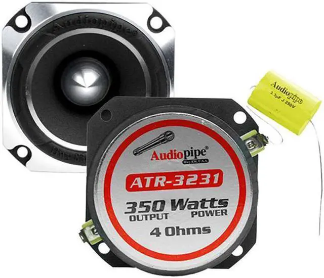 Alt view image 8 of 11 - NEW AUDIOPIPE ATR3231 350W TITANIUM SUPER TWEETER 350 WATT MAX