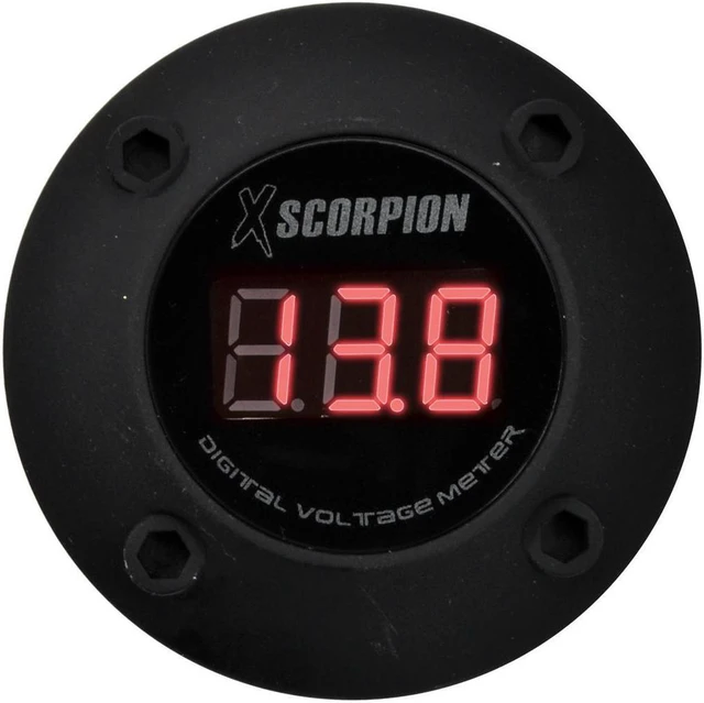 Alt view image 2 of 7 - XSCORPION VOLTMETER DIGITAL 3 DIGIT LED DISPLAY BLACK DVM3RB