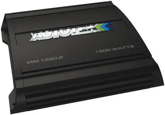 Alt view image 6 of 9 - Autotek MM1220.2 Mean Machine 1200-Watt 2-Channel Bridgeable Amp