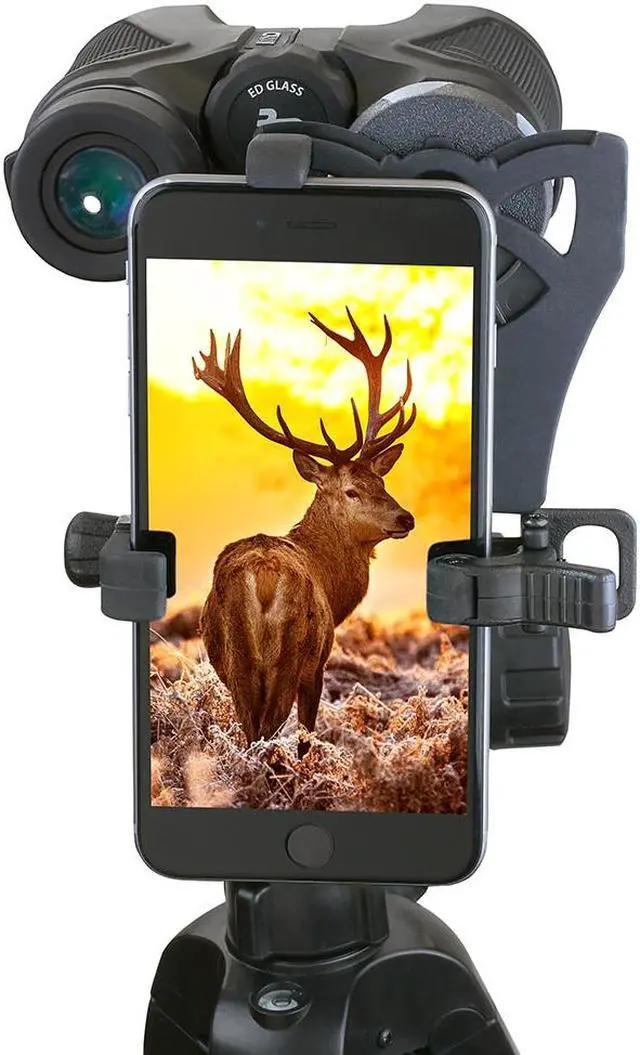 Alt view image 2 of 12 - HookUpz Smartphone Binocular Adapter