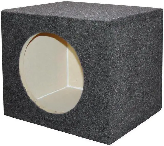 Alt view image 2 of 5 - Qpower QSMPSQ10E Empty Woofer Box 10" Square Qpower