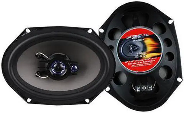 Alt view image 3 of 5 - New Pair Xxx Xgt6803 6X8" 3 Way 350W Car Audio Speakers 350 Watt Xgt-6803