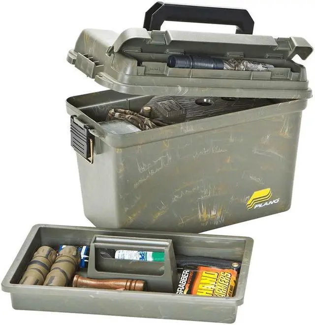 Alt view image 11 of 20 - Plano Deep Shell Case Camo Lift-Out Accessory Box