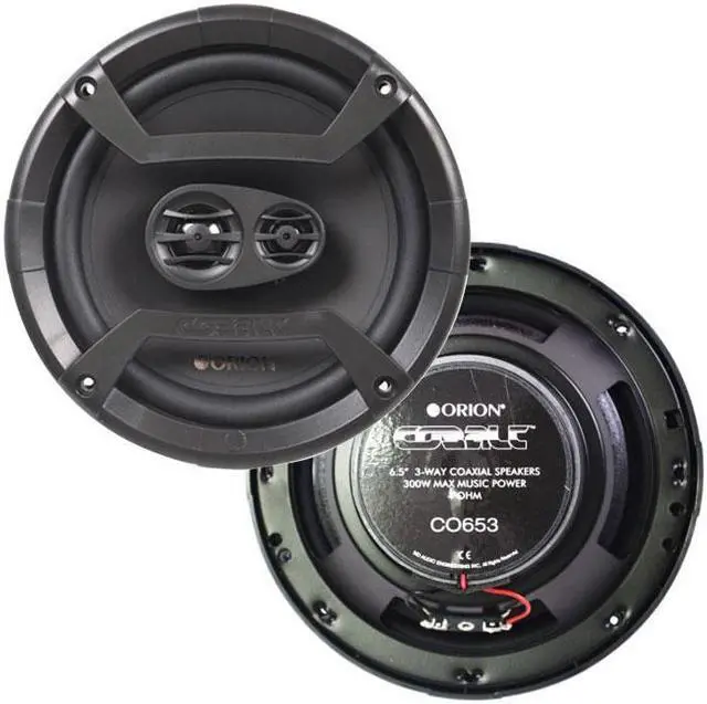 Alt view image 3 of 7 - Orion CO653300W 6.5" 3-Way Cobalt Series Coaxial Car Speakers