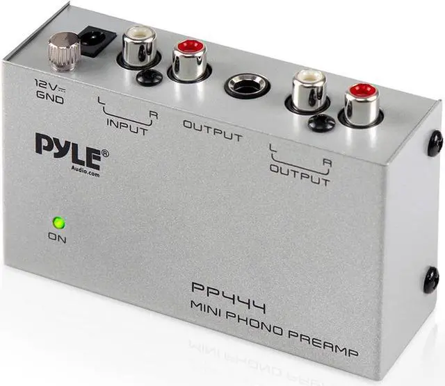 Alt view image 5 of 11 - Pyle Pro PP444 Ultra Compact Phono Turntable Pre Amplifier