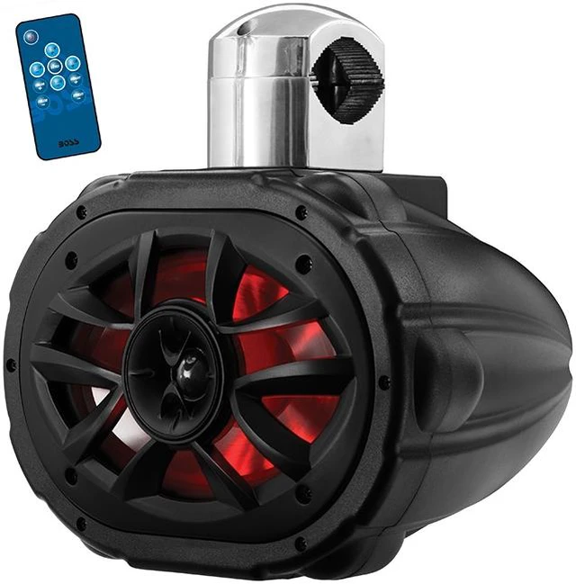 Alt view image 18 of 20 - Boss Audio MRWT69RGB 6 X 9 600-Watt 4-Way Marine Wake Tower Speaker With Rgb Led Lights