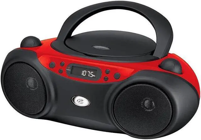 Alt view image 5 of 7 - GPX BC232B Sporty CD Boom Box