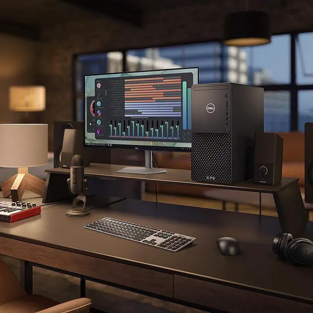 Alt view image 3 of 3 - Dell XPS 8940 10th Gen Intel Core i7-10700 8-Core Processor,8GB DDR4, 512 GB SSD Intel UHD Graphics 630, Dual Monitor Capable, Windows 10 Home