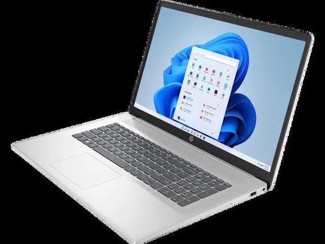 Main image of HP 17 Notebook, 17.3" HD+(1600 x 900) Display, Intel Core i3-1125g4 Up to 3.7 GHz,8GB RAM, 1tb NVME SSD, HDMI, Wi-Fi, Bluetooth, Windows 10 Home S w/ Lone Star Computer MousePad