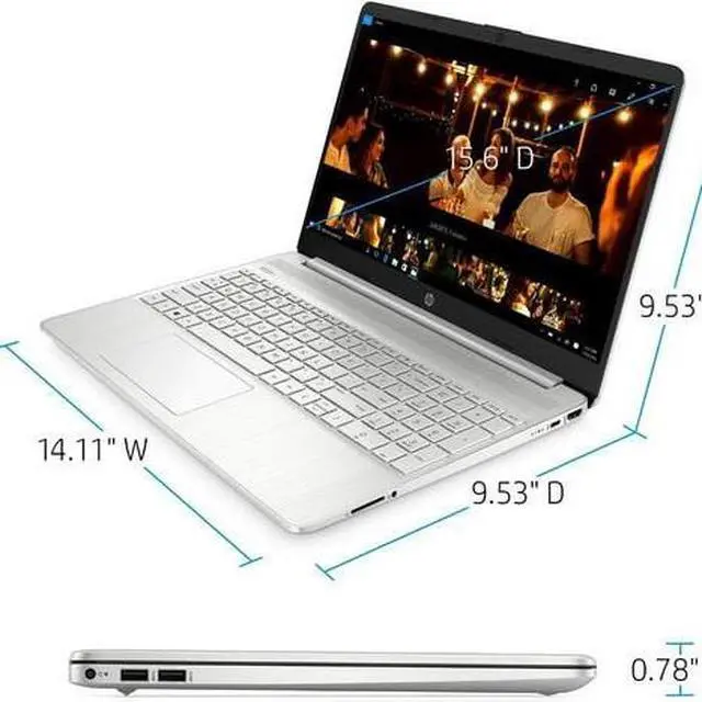 Alt view image 3 of 4 - HP High Cost-performamce Laptop;15.6" FHD (1920 x 1080) display;Intel core i5-1135G7,Intel Iris Xe Graphics;Wi-Fi5 and Bluetooth 5;Windows 10 Pro(8GB RAM|512 GB SSD)
