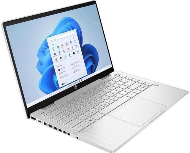 Main image of HP Pavilion x360 Notebook, 14" FHD Touch Display, Intel Core i5-1135G7 Upto 4.10GHz, 16GB RAM, 256GB SSD, HDMI, Card Reader, Wi-Fi, Bluetooth, Windows 11 Pro W/ Lone Star Leather Mouse Pad