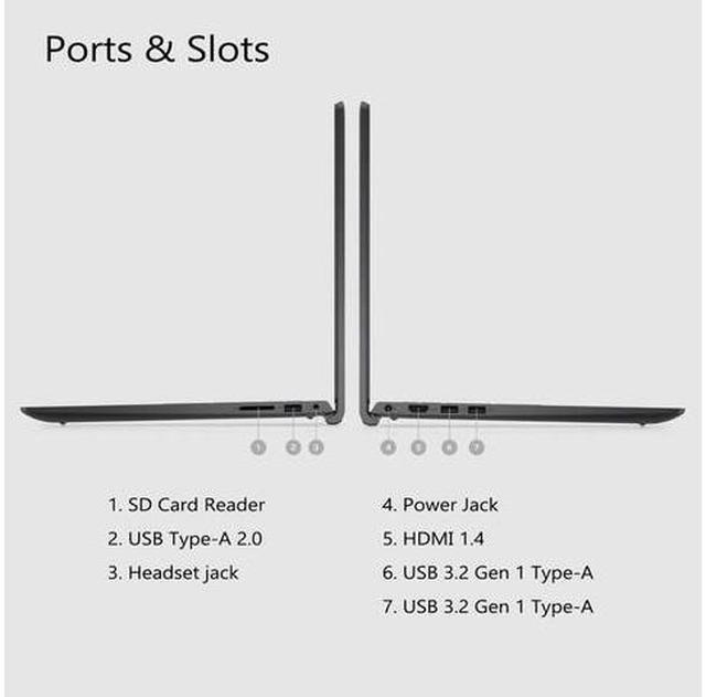 Alt view image 6 of 6 - New Dell Inspiron Laptop 15.6" Full HD Touch Intel core i7 12th Gen i7-1255U 24GB RAM 256GB SSD Windows 10 Home/XTREDURA FLASH DRIVE