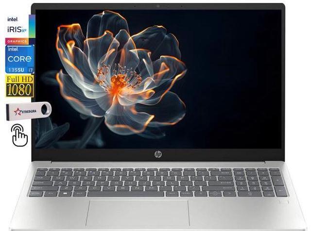 Main image of HP 15.6" Full HD LED TouchScreen Business and School Laptop,Intel 13th Core i7-1355U (Beat i5-1255U) 10-Core Processor,8GB DDR4 RAM,512GB SSD,Intel Iris Xe Graphics, Windows 11 Pro