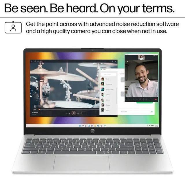 Alt view image 3 of 7 - HP 15.6" Full HD LED TouchScreen Business and School Laptop,Intel 13th Core i7-1355U (Beat i5-1255U) 10-Core Processor,8GB DDR4 RAM,512GB SSD,Intel Iris Xe Graphics, Windows 11 Pro