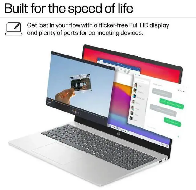 Alt view image 2 of 7 - HP 15.6 HD Touchscreen Business&Home Laptop,13th Generation Intel core i3-1315U Beat(i5-1135G7) 6-Core Processor 20GB RAM, 512 GB PCIe SSD Windows 11 Home/Xtredura Flash Drive