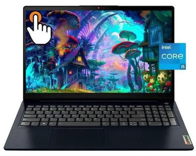 Main image of Lenovo Ideapad 1i Everyday Value Laptop 15.6" Touchscreen IPS FHD Display (Intel i5-1334U, 16GB DDR4, 512GB M.2  PCIe SSD, Intel Iris Xe, WiFi 6, Webcam, Bluetooth 5.2, Win 11 Pro)