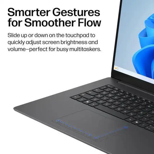 Alt view image 4 of 7 - HP OmniBook 3 AI PC Laptop 17.3" FHD IPS Display Intel Ultra 7 255U Up to 5.2GHz 12 Core, 16GB DDR5, 1TB SSD, Wi-Fi 7, Life Time Office Windows 11 Pro/ LED Mouse