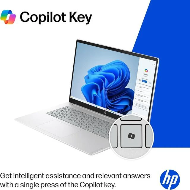 Alt view image 5 of 7 - HP 17 Business AI PC Laptop 17.3" FHD IPS Display Intel Ultra 5 225U (Beats i5-1334U) Up to 4.8GHz 12 Core, 16GB DDR5, 512GB SSD, Wi-Fi 7 Windows 11 Pro/ HUB
