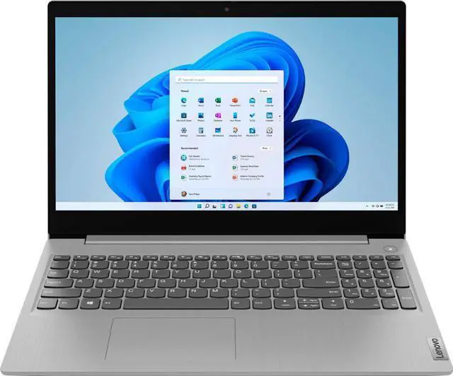Main image of Lenovo IdeaPad 3 Laptop, 15.6" HD Touch Display, Intel Core i3-1115G4 Upto 4.1GHz, 8GB RAM, 256GB NVMe SSD, HDMI, Card Reader, Wi-Fi, Bluetooth, Windows 10 Home