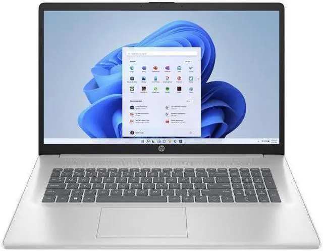 Main image of HP 17 Home & Business Laptop (Intel Core 5 120U 10-Core, 16GB RAM, 1TB PCIe SSD, Intel Graphics, 17.3" 60 Hz Full HD (1920x1080), Fingerprint, Wifi, Bluetooth, Backlit KB, Webcam, Win 11 Pro)