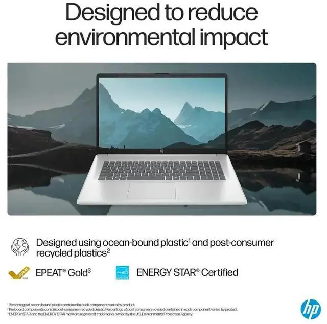 Alt view image 3 of 7 - HP 17.3" HD+ Business Laptop Intel core i3-N305 8-core 3.8GHz (Beat i3-1215U) Intel UHD Graphics 32GB RAM 512GB SSD Webcam HDMI 1.4 USB-C 3.0 Bluetooth Wi-Fi 6 Windows 11 Pro Silver