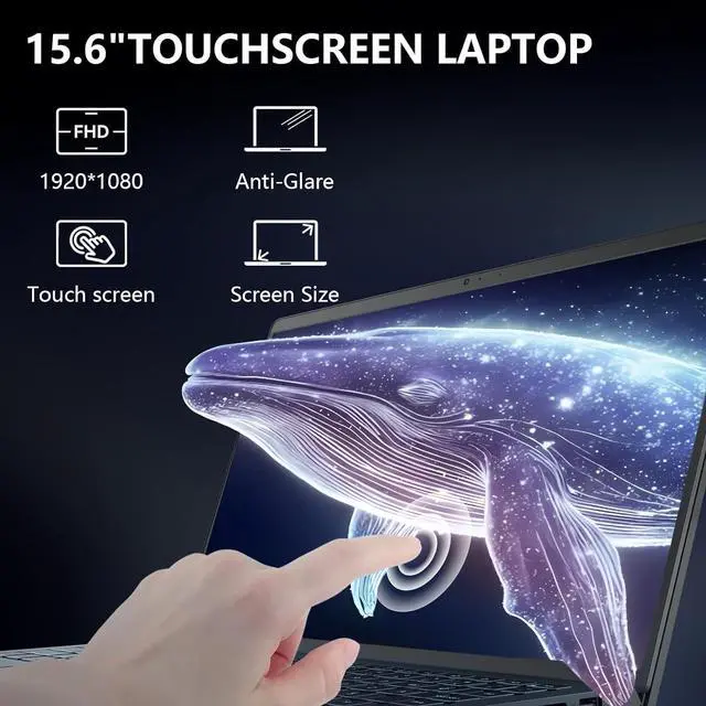 Alt view image 3 of 7 - Dell 15.6" FHD Touch Business Laptop,Intel Core i5-1335U Processor,Intel Iris Xe Graphics,16 GB RAM,1 TB PCIe SSD,Win 11 Home