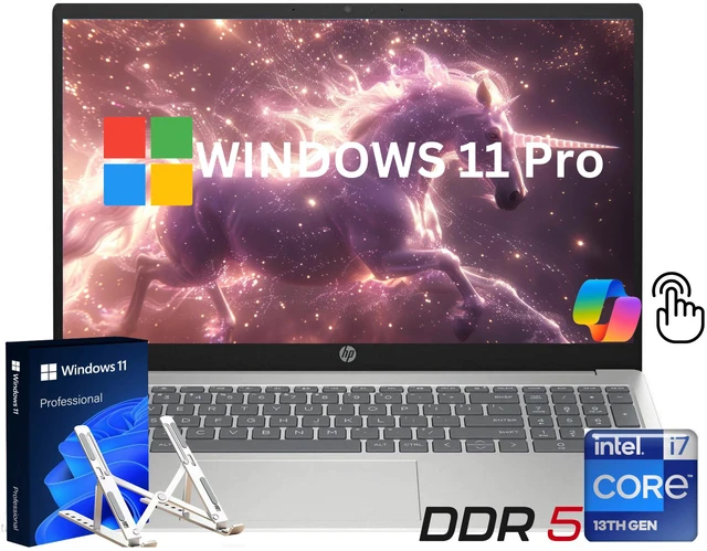 Main image of HP 15.6" Full HD LED TouchScreen Business and School Laptop,Intel 13th Core i7-1335U (Beat i5-1255U) 10-Core Processor,16GB DDR5 RAM,1TB SSD,Intel Iris Xe Graphics, Windows 11 Pro