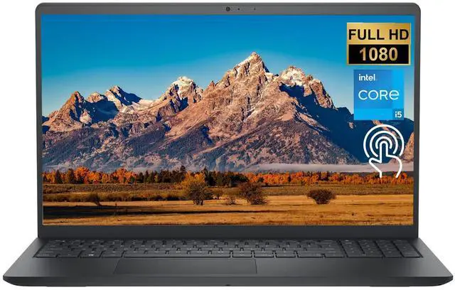 Main image of Dell Inspiron Business Laptop 15.6" IPS Full HD Touchscreen Intel core i5-1334U (Beat i7-1255U) Intel UHD Graphics 16GB RAM 512GB SSD HDMI 1.4 USB-C 3.2 Bluetooth Wi-Fi 6 Webcam Windows 11 Pro Black