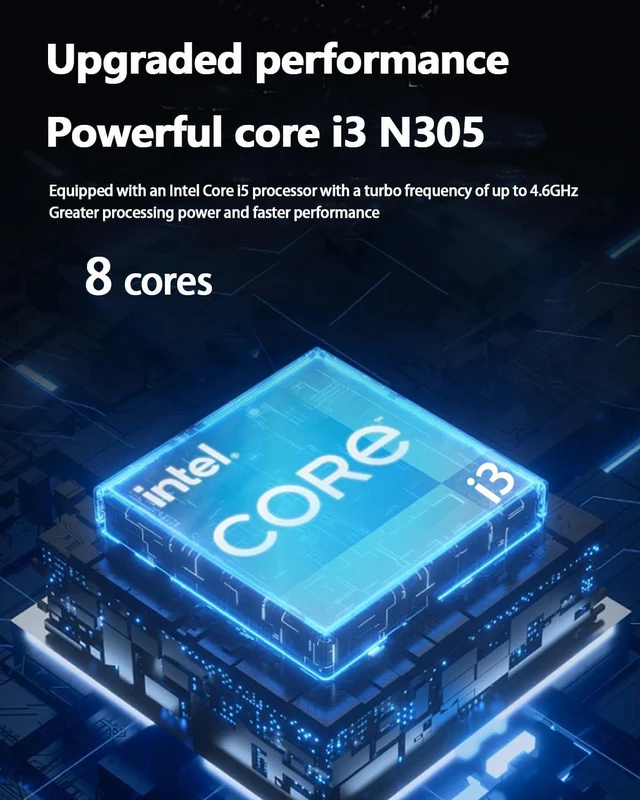 Alt view image 2 of 7 - HP 15.6 Full HD Business&Home Laptop - with Microsoft Office Lifetime License,13th Generation Intel core i3-N305 6-Core Processor 16GB RAM, 256 GB PCIe SSD Windows 11 Pro/Xtredura Flash Drive