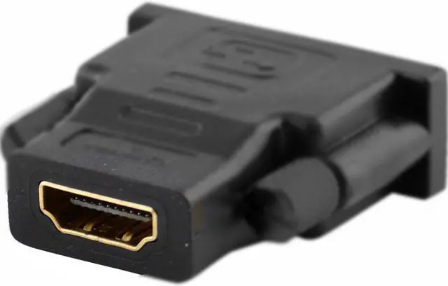 Alt view image 2 of 3 - DVI-D Male 24+1 pin to HDMI Female 19-pin HD HDTV Monitor Display Adapter