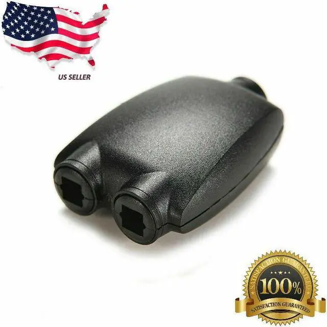 Main image of 1x2 Digital Optical TOSlink Audio Splitter Multiplier Combiner Converter NEW