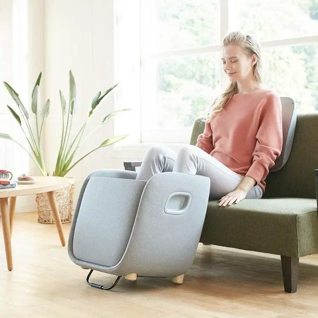 Alt view image 7 of 7 - Synca Wellness REI Foot-Calf-Lumbar-Ottoman Massager, HW - Massage & Relaxation, Grey, Health & Personal care