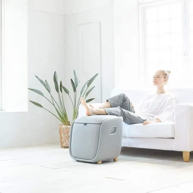 Alt view image 4 of 7 - Synca Wellness REI Foot-Calf-Lumbar-Ottoman Massager, HW - Massage & Relaxation, Grey, Health & Personal care